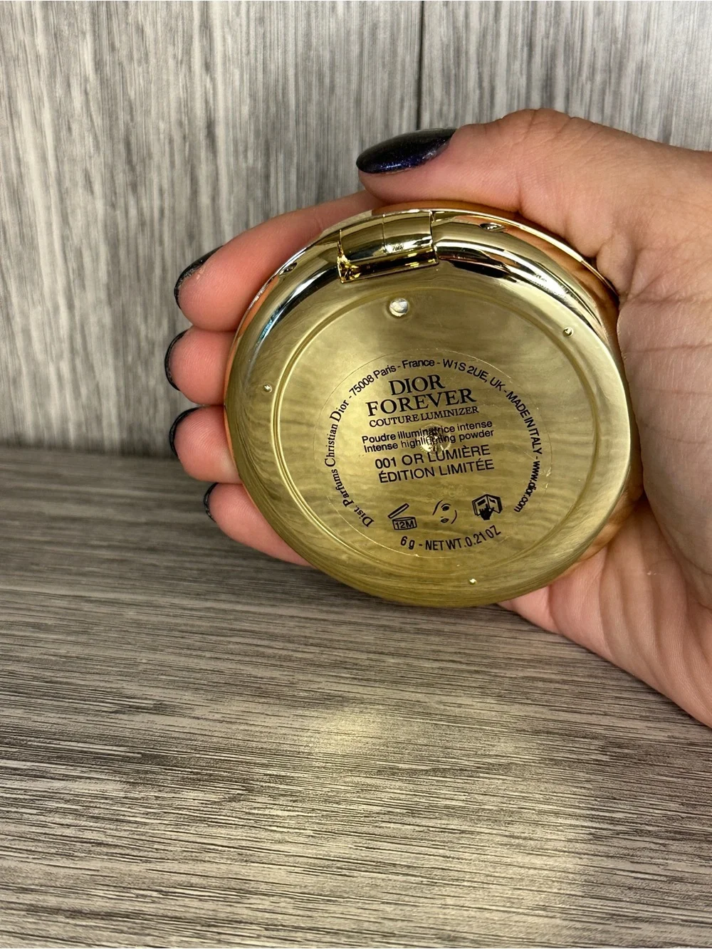 Christian Dior Forever Couture Luminizer 001 Or Lumiere **Limited Edition